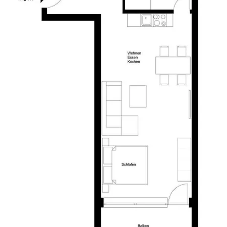 Apartamento B606 Fuer Bis Zu 4 Personen Zentrale Lage In Hunde Willkommen